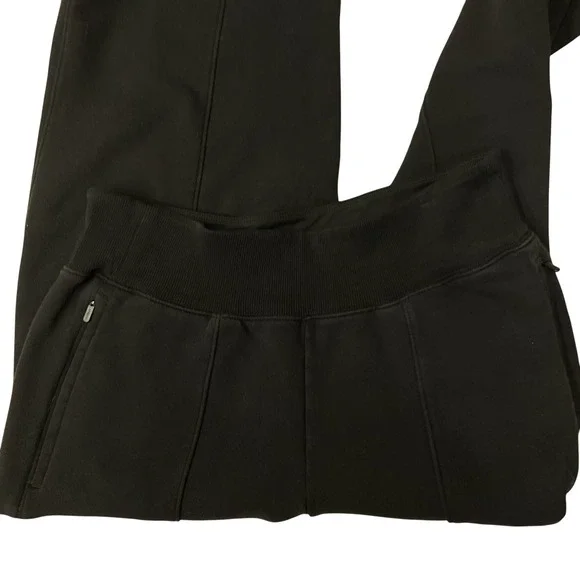 Athleta High Rise Pullover Cotton blend Activewear Ankle Pants Black Size Small - Picture 5 of 11